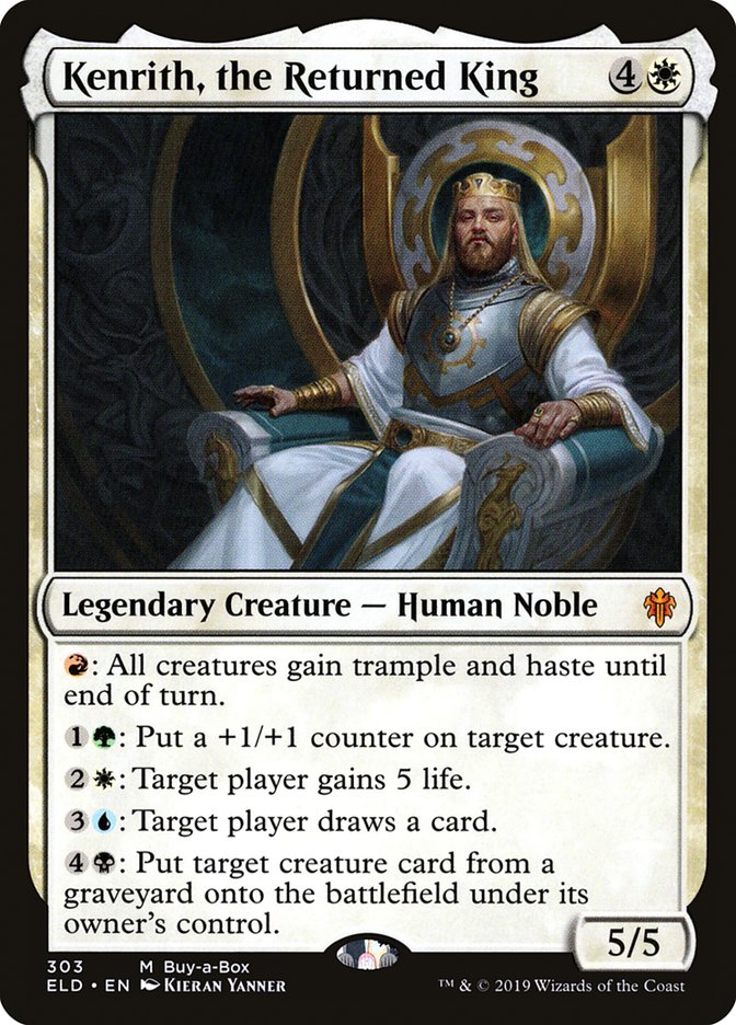 Kenrith, the Returned King (Buy-A-Box) [Throne of Eldraine Promos] | Game Master's Emporium (The New GME)