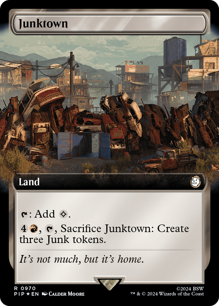 Junktown (Extended Art) (Surge Foil) [Fallout] | Game Master's Emporium (The New GME)
