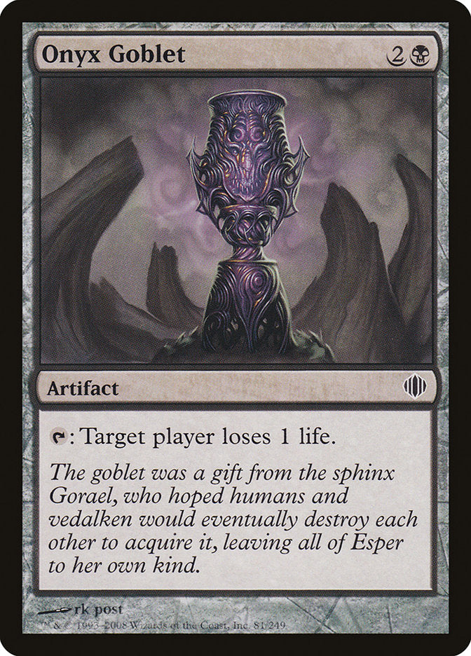 Onyx Goblet [Shards of Alara] | Game Master's Emporium (The New GME)