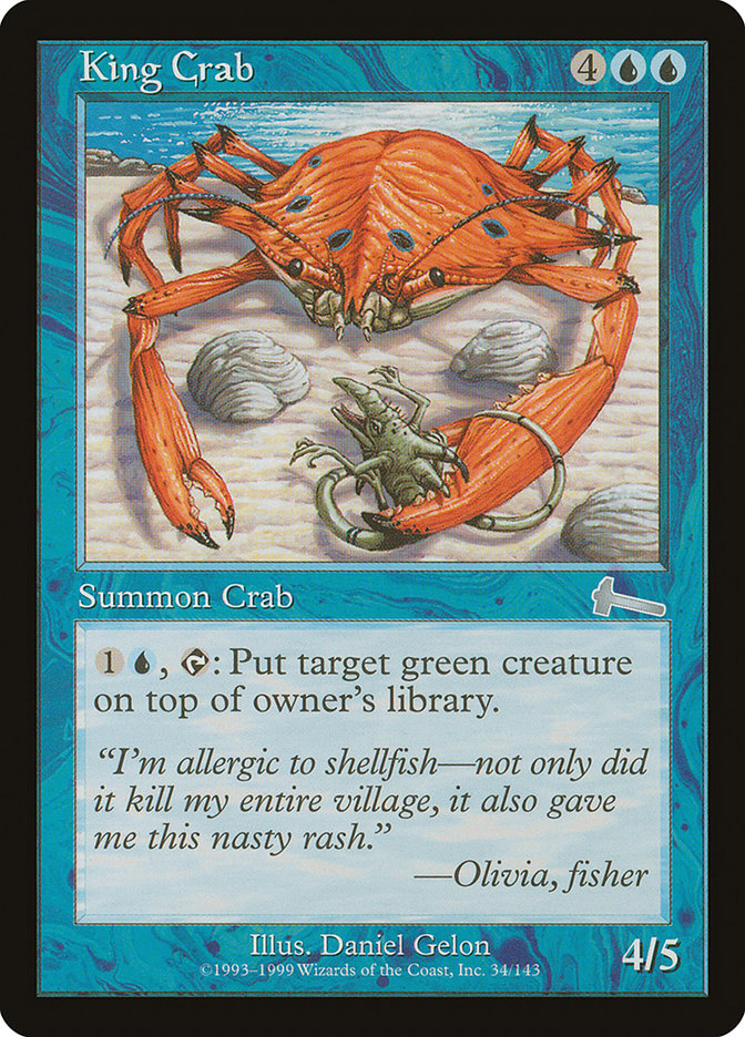 King Crab [Urza's Legacy] | Game Master's Emporium (The New GME)