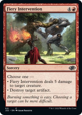 Fiery Intervention [Jumpstart 2022] | Game Master's Emporium (The New GME)