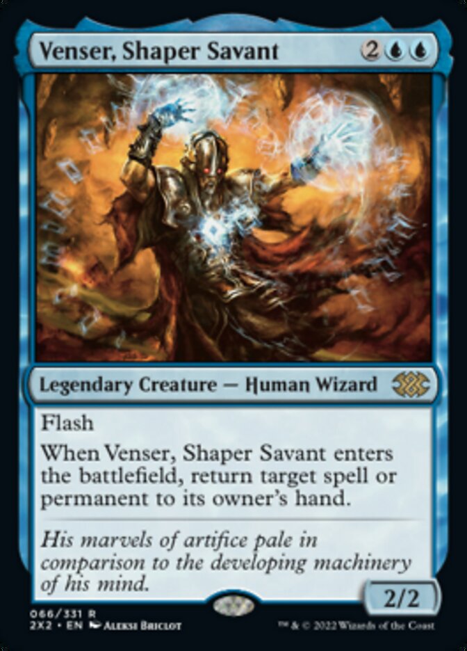 Venser, Shaper Savant [Double Masters 2022] | Game Master's Emporium (The New GME)