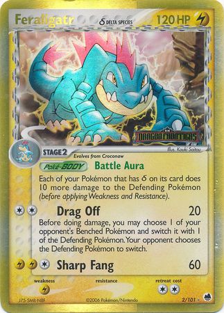 Feraligatr (2/101) (Delta Species) (Stamped) [EX: Dragon Frontiers] | Game Master's Emporium (The New GME)