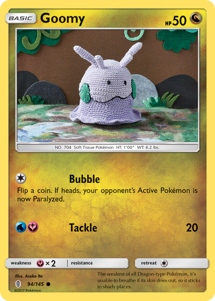 Goomy (94/145) [Sun & Moon: Guardians Rising] | Game Master's Emporium (The New GME)