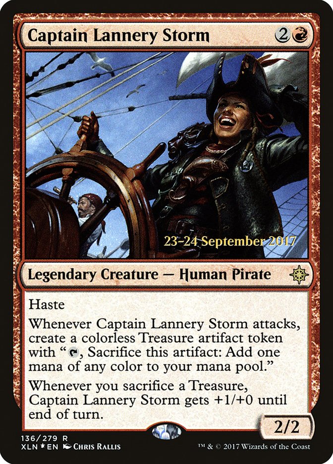 Captain Lannery Storm [Ixalan Prerelease Promos] | Game Master's Emporium (The New GME)