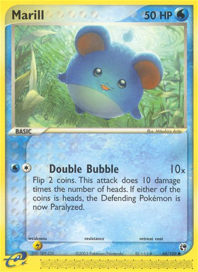 Marill (68/100) [EX: Sandstorm] | Game Master's Emporium (The New GME)