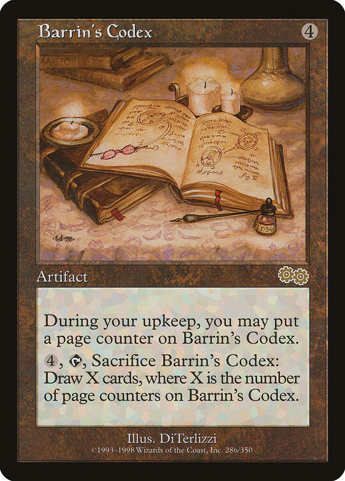 Barrin's Codex [Urza's Saga] | Game Master's Emporium (The New GME)