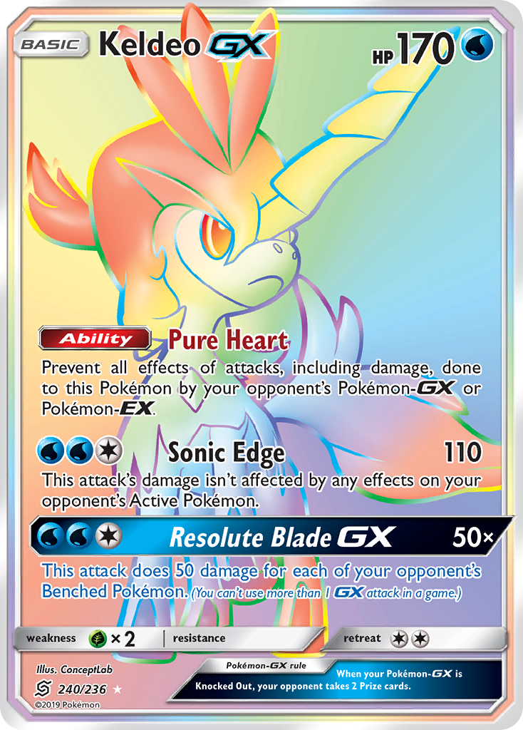 Keldeo GX (240/236) [Sun & Moon: Unified Minds] | Game Master's Emporium (The New GME)