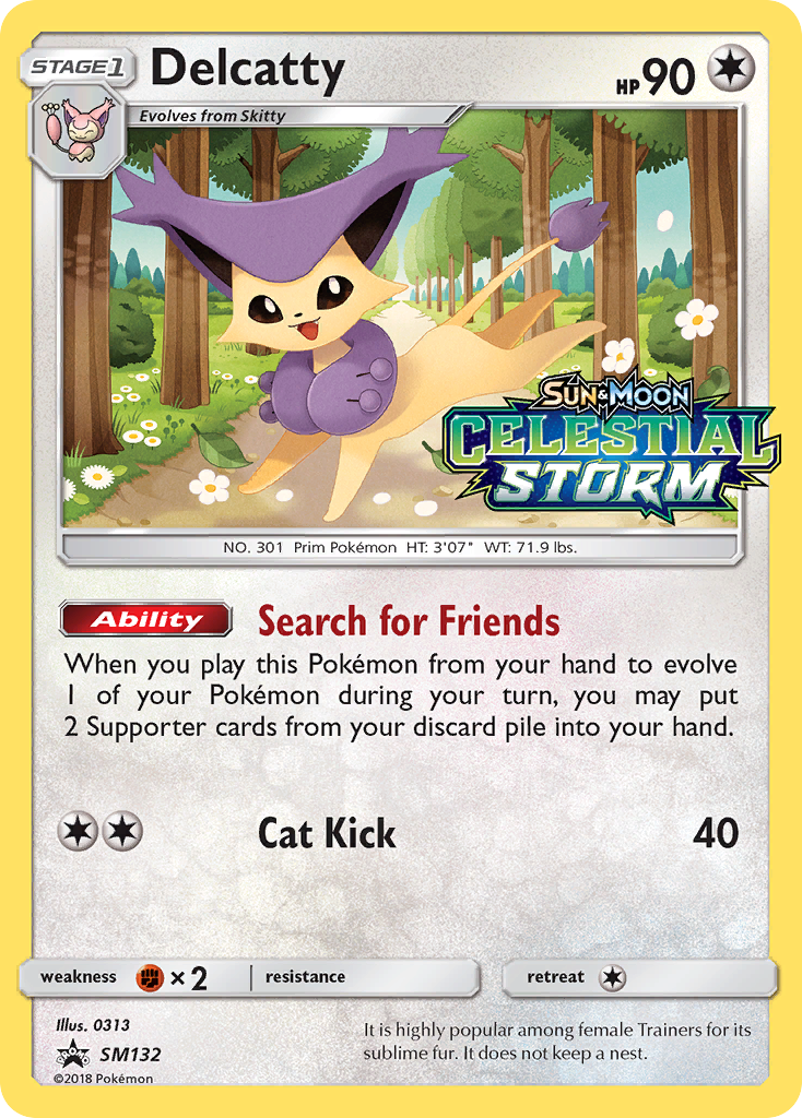 Delcatty (SM132) [Sun & Moon: Black Star Promos] | Game Master's Emporium (The New GME)