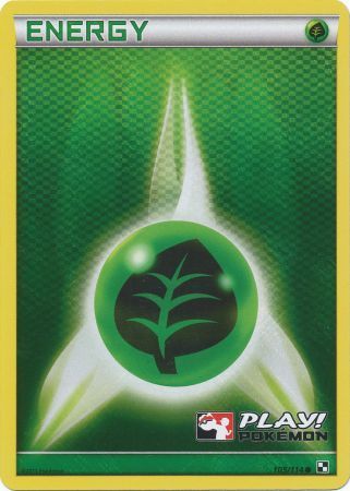 Grass Energy (105/114) (Play Pokemon Promo) [Black & White: Base Set] | Game Master's Emporium (The New GME)