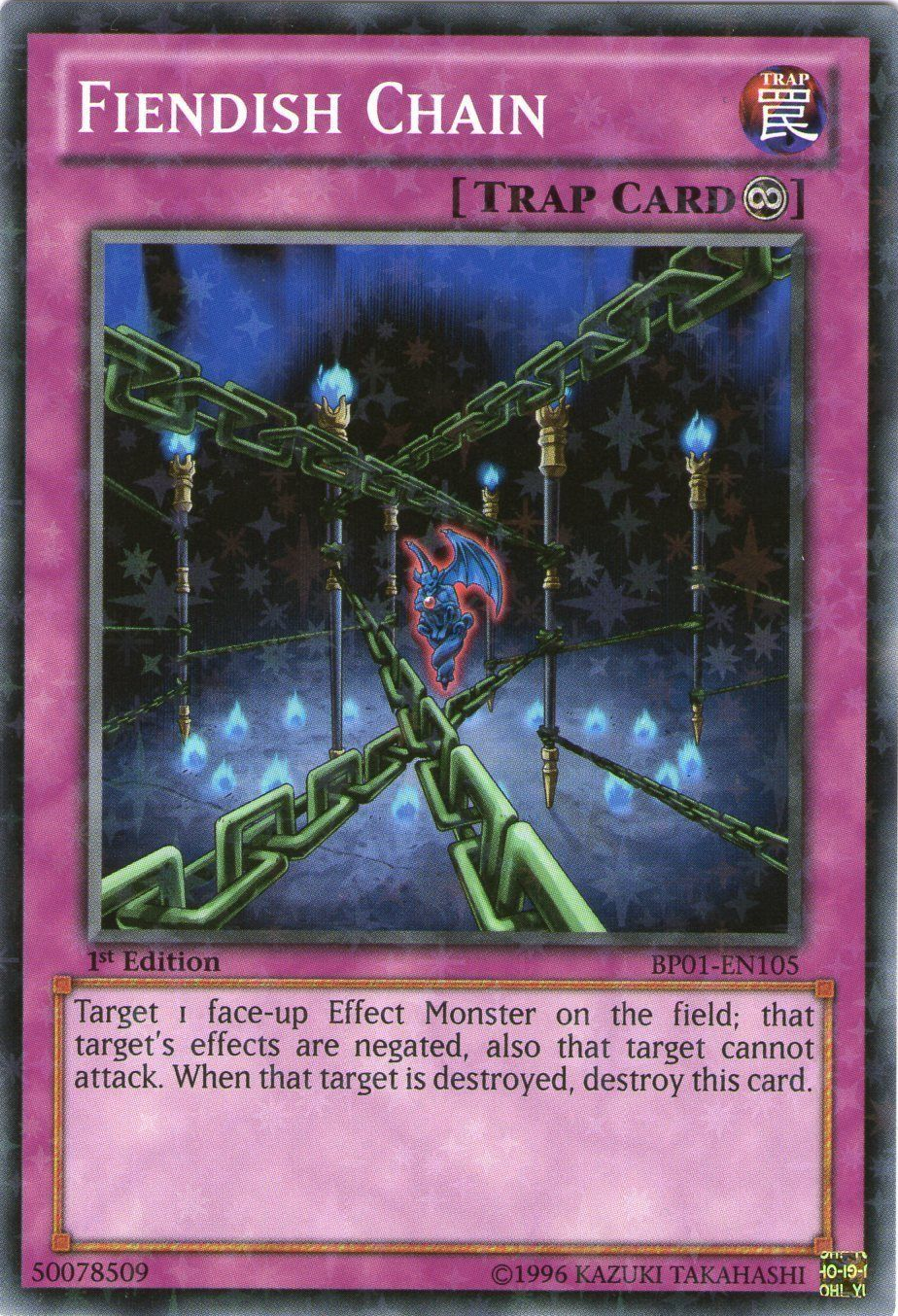 Fiendish Chain [BP01-EN105] Starfoil Rare | Game Master's Emporium (The New GME)