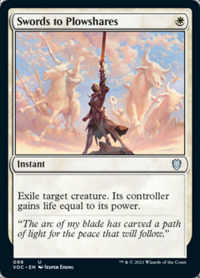 Swords to Plowshares [Innistrad: Crimson Vow Commander] | Game Master's Emporium (The New GME)