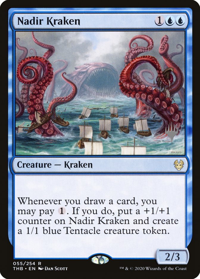 Nadir Kraken (Promo Pack) [Theros Beyond Death Promos] | Game Master's Emporium (The New GME)