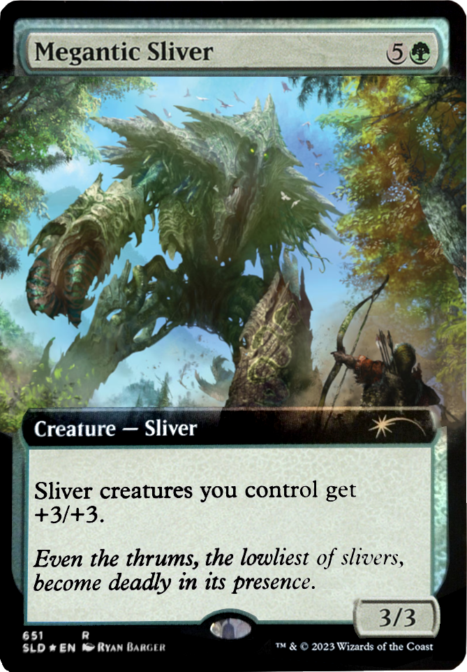 Megantic Sliver (Extended Art) [Secret Lair Drop Promos] | Game Master's Emporium (The New GME)
