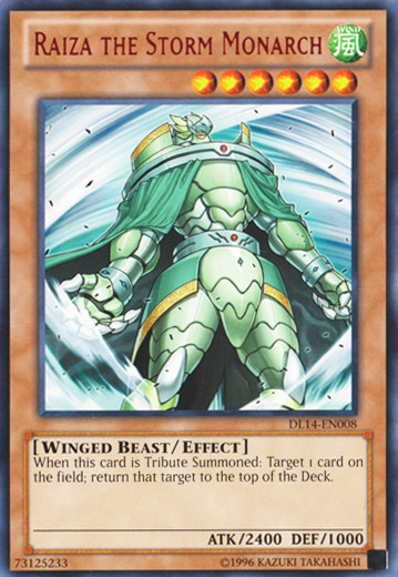 Raiza the Storm Monarch (Red) [DL14-EN008] Rare | Game Master's Emporium (The New GME)