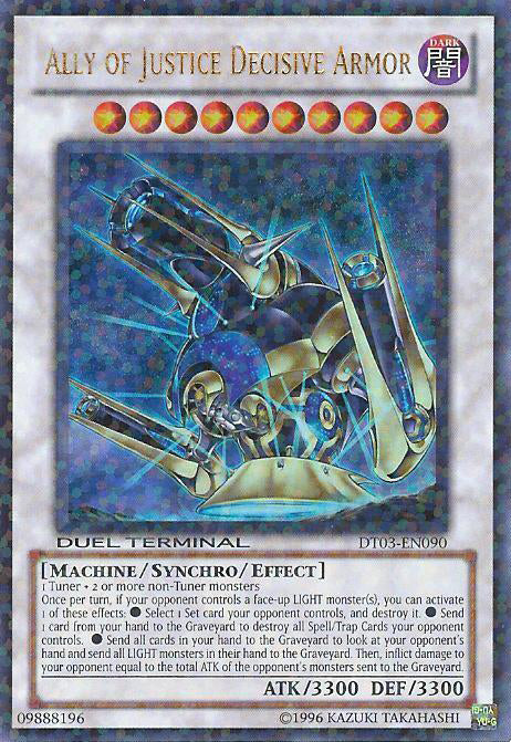 Ally of Justice Decisive Armor [DT03-EN090] Ultra Rare | Game Master's Emporium (The New GME)