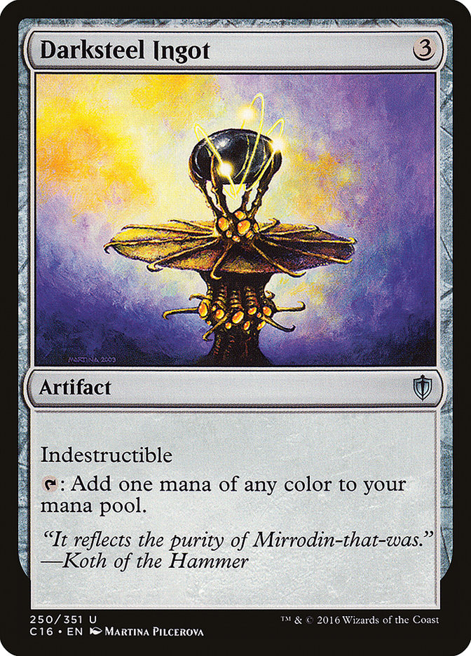 Darksteel Ingot [Commander 2016] | Game Master's Emporium (The New GME)