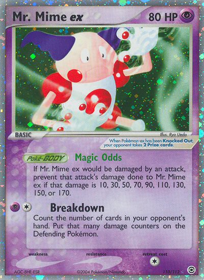 Mr. Mime ex (110/112) [EX: FireRed & LeafGreen] | Game Master's Emporium (The New GME)