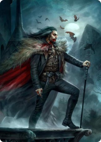 Dracula, Blood Immortal Art Card [Innistrad: Crimson Vow Art Series] | Game Master's Emporium (The New GME)