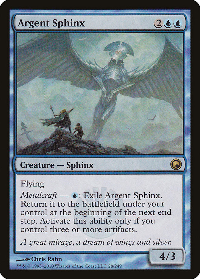 Argent Sphinx [Scars of Mirrodin] | Game Master's Emporium (The New GME)