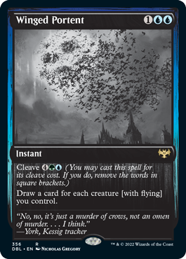 Winged Portent [Innistrad: Double Feature] | Game Master's Emporium (The New GME)