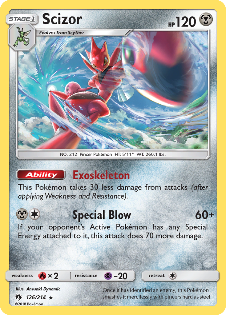 Scizor (126/214) [Sun & Moon: Lost Thunder] | Game Master's Emporium (The New GME)