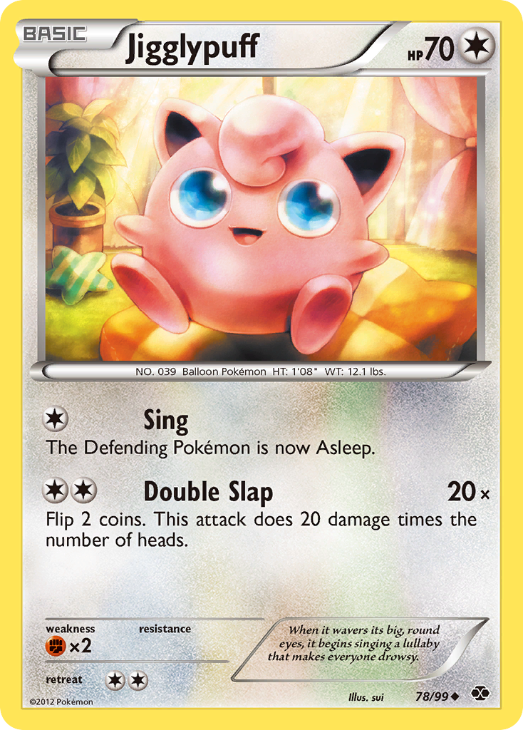 Jigglypuff (78/99) [Black & White: Next Destinies] | Game Master's Emporium (The New GME)