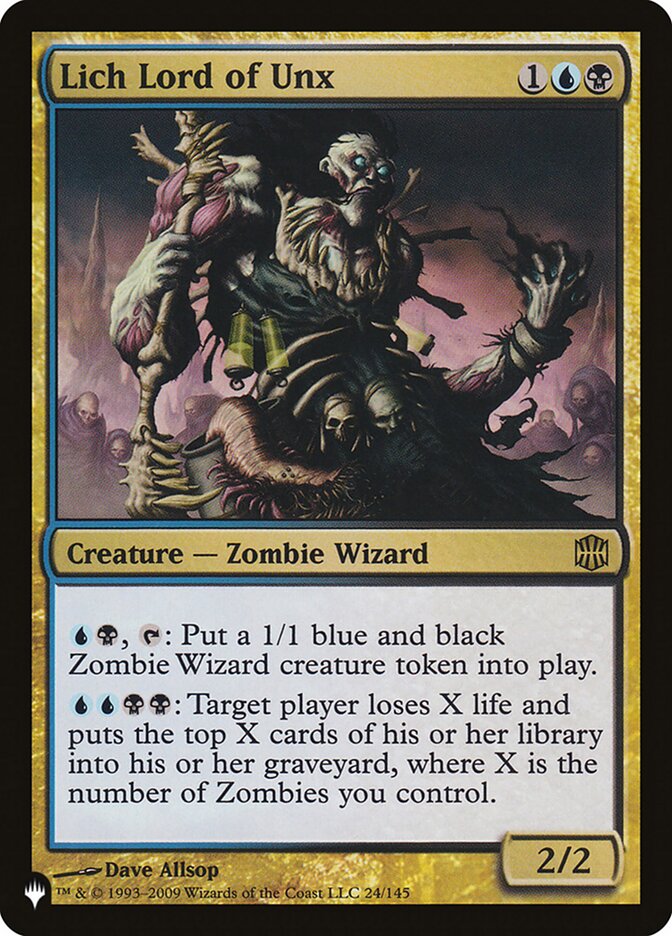 Lich Lord of Unx [The List] | Game Master's Emporium (The New GME)