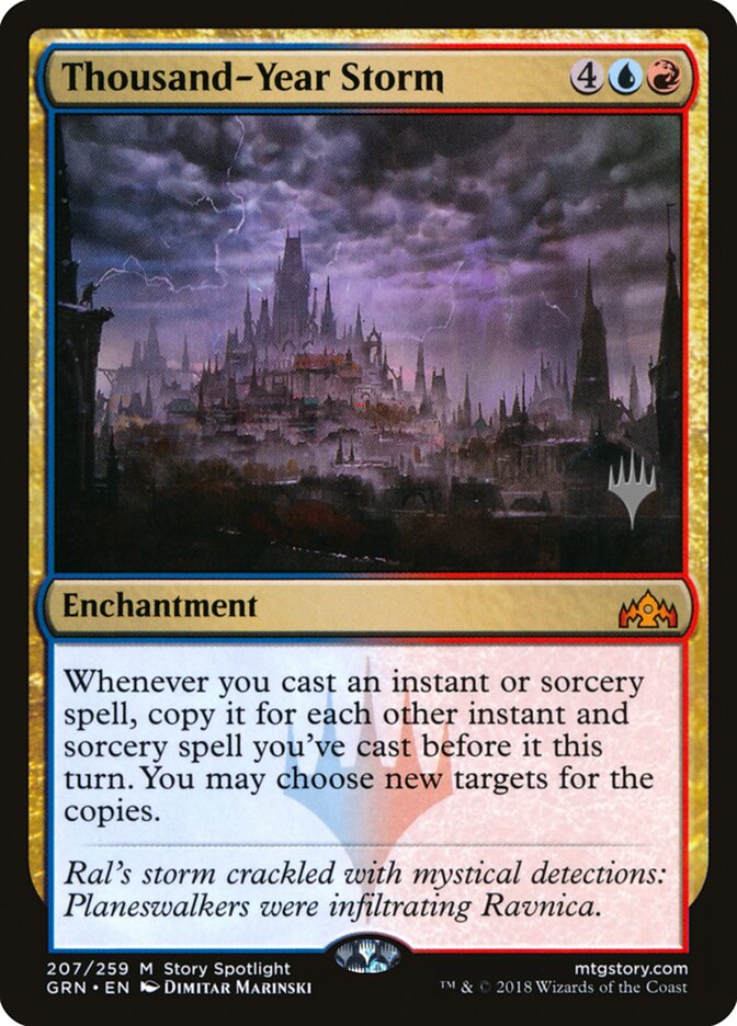 Thousand-Year Storm (Promo Pack) [Guilds of Ravnica Promos] | Game Master's Emporium (The New GME)