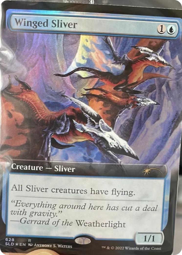 Winged Sliver (Extended Art) [Secret Lair Drop Promos] | Game Master's Emporium (The New GME)