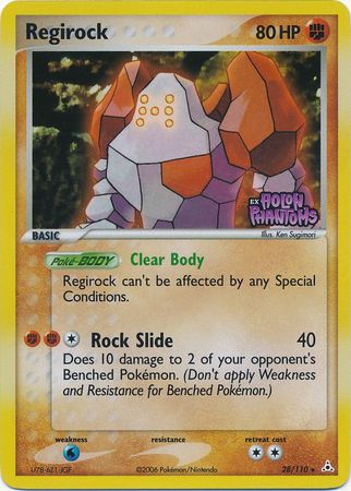 Regirock (28/110) (Stamped) [EX: Holon Phantoms] | Game Master's Emporium (The New GME)