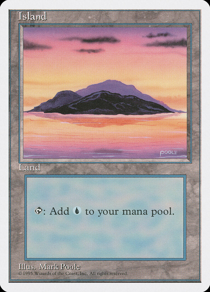 Island (Sunset / Signature on Right) [Fourth Edition] | Game Master's Emporium (The New GME)