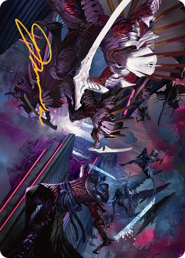 Invasion of Kamigawa Art Card (Gold-Stamped Signature) [March of the Machine Art Series] | Game Master's Emporium (The New GME)