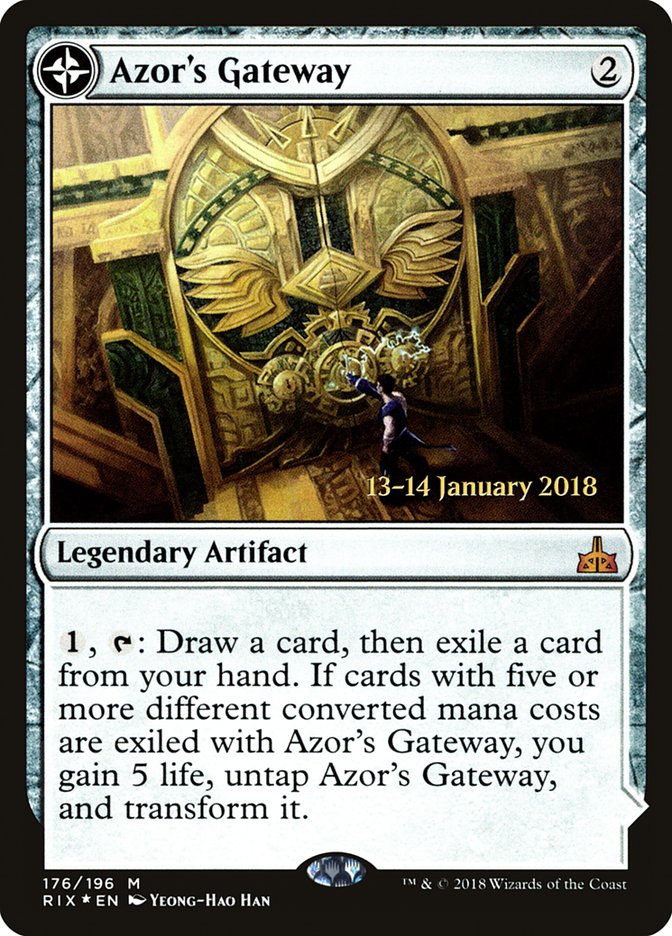 Azor's Gateway // Sanctum of the Sun [Rivals of Ixalan Prerelease Promos] | Game Master's Emporium (The New GME)