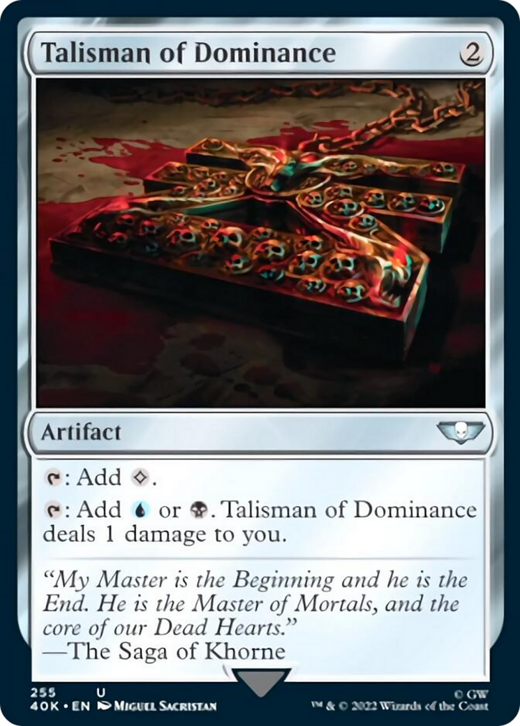 Talisman of Dominance (255) [Warhammer 40,000] | Game Master's Emporium (The New GME)