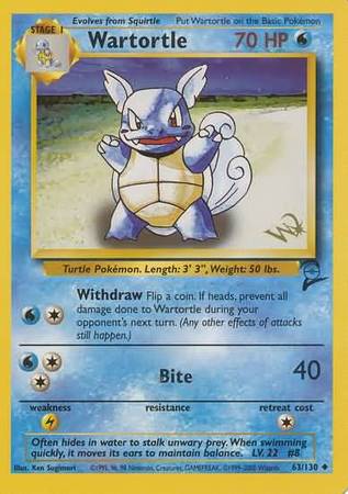 Wartortle (63/130) (W Stamped Promo) [Base Set 2] | Game Master's Emporium (The New GME)