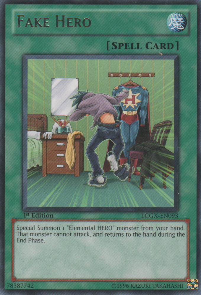 Fake Hero [LCGX-EN093] Rare | Game Master's Emporium (The New GME)