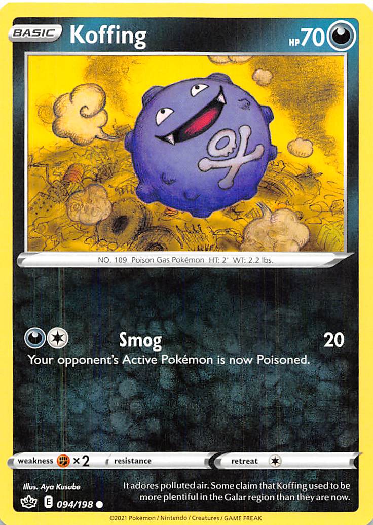 Koffing (094/198) [Sword & Shield: Chilling Reign] | Game Master's Emporium (The New GME)
