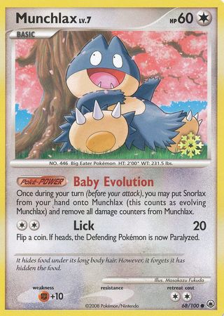 Munchlax (68/100) [Countdown Calendar Promos] | Game Master's Emporium (The New GME)