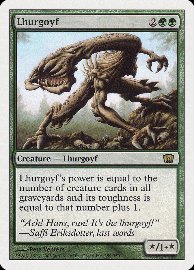 Lhurgoyf [Eighth Edition] | Game Master's Emporium (The New GME)