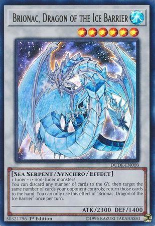 Brionac, Dragon of the Ice Barrier [DUDE-EN008] Ultra Rare | Game Master's Emporium (The New GME)