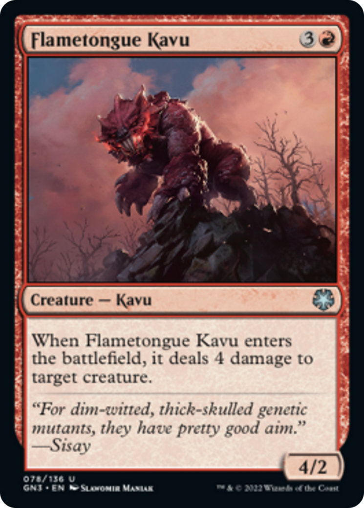 Flametongue Kavu [Game Night: Free-for-All] | Game Master's Emporium (The New GME)