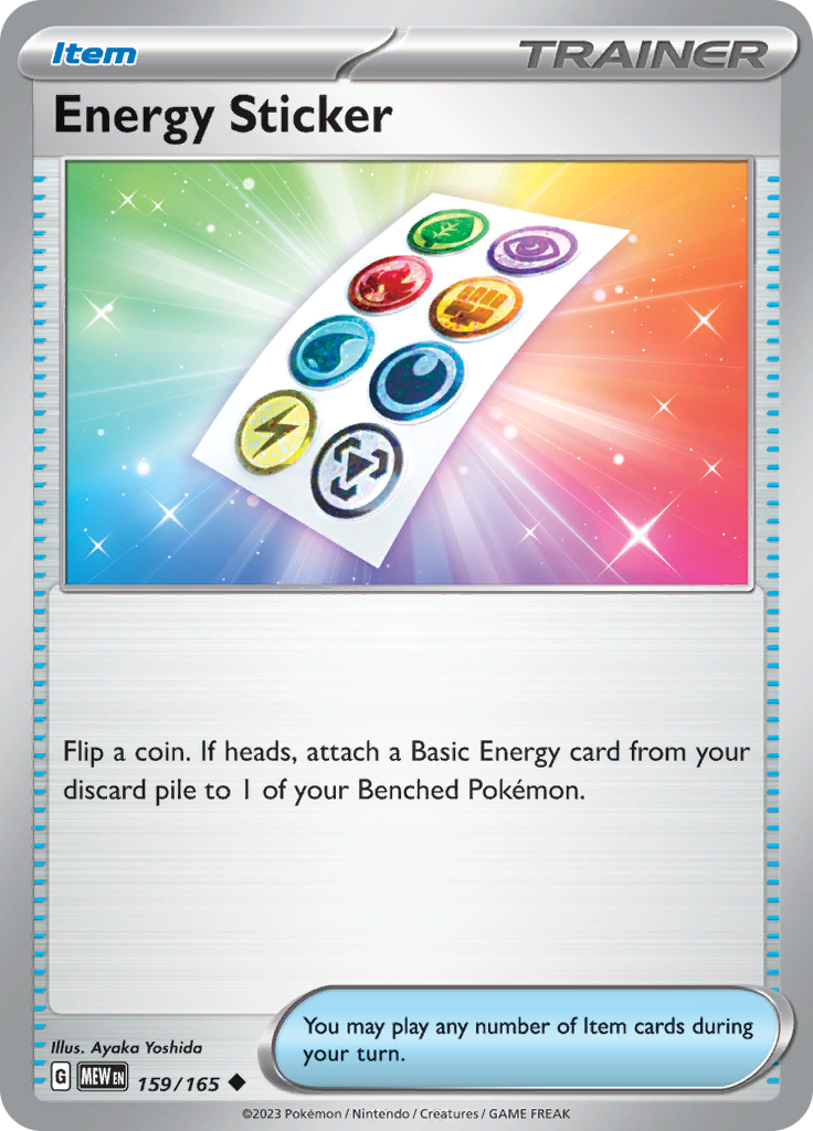 Energy Sticker (159/165) [Scarlet & Violet: 151] | Game Master's Emporium (The New GME)
