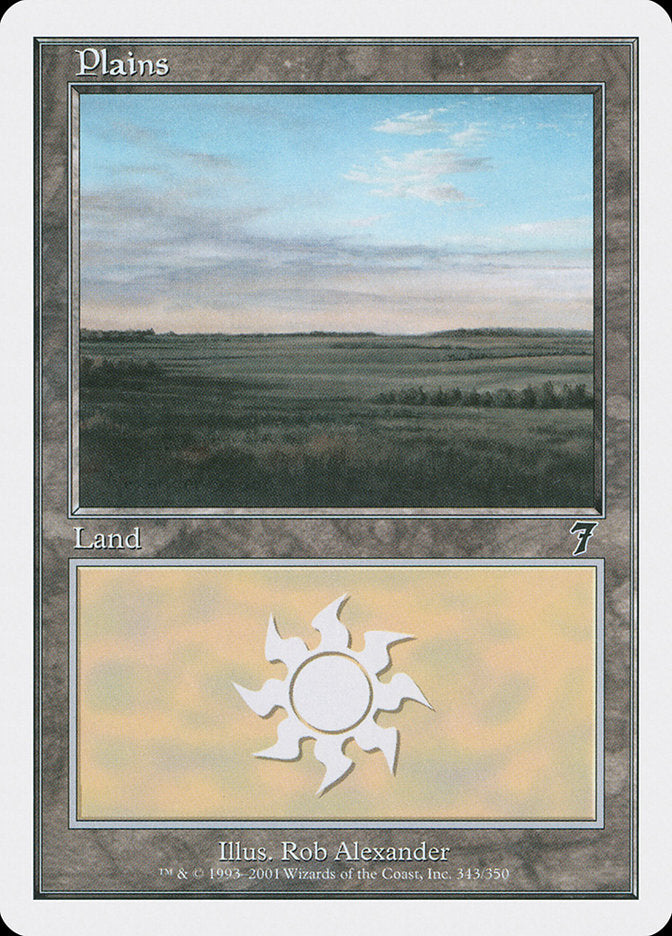 Plains (343) [Seventh Edition] | Game Master's Emporium (The New GME)