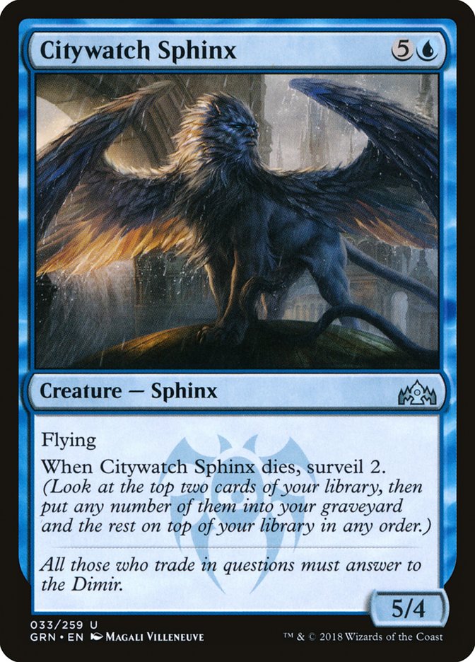 Citywatch Sphinx [Guilds of Ravnica] | Game Master's Emporium (The New GME)