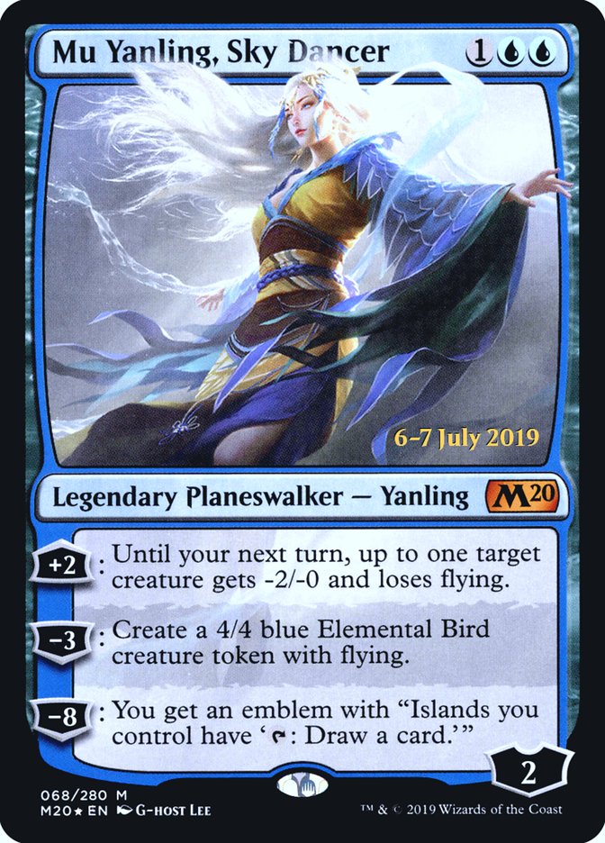 Mu Yanling, Sky Dancer [Core Set 2020 Prerelease Promos] | Game Master's Emporium (The New GME)