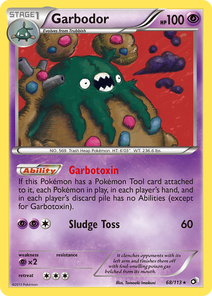 Garbodor (68/113) [Black & White: Legendary Treasures] | Game Master's Emporium (The New GME)