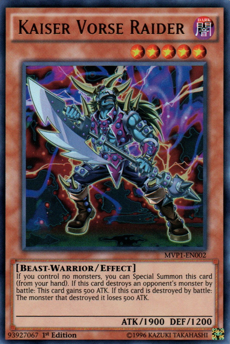 Kaiser Vorse Raider [MVP1-EN002] Ultra Rare | Game Master's Emporium (The New GME)