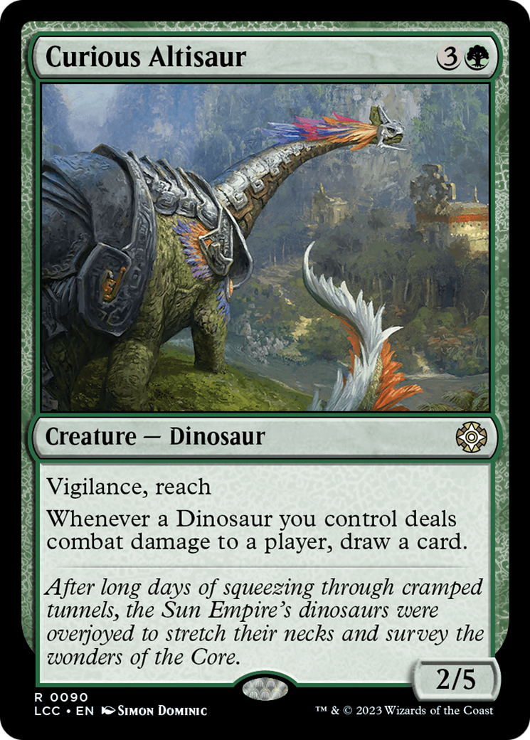 Curious Altisaur [The Lost Caverns of Ixalan Commander] | Game Master's Emporium (The New GME)