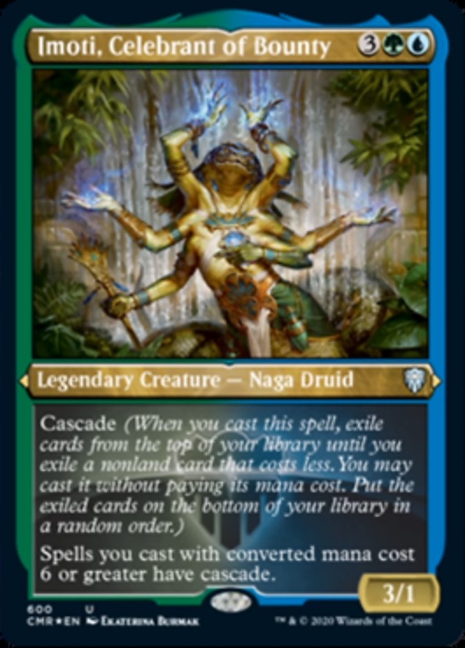 Imoti, Celebrant of Bounty (Etched) [Commander Legends] | Game Master's Emporium (The New GME)